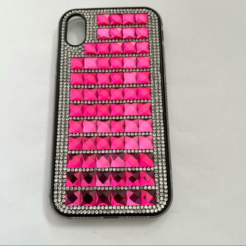 Pink glitter Apple IPhone XR Case